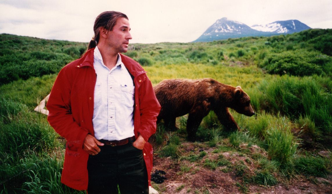 Russ Kendall na úkolu pro The Anchorage Times v roce 1991. (Předložená fotografie)