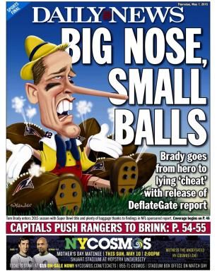 El tono del departamento de deportes del Daily News fue establecido por los caricaturistas Ed Murawinski, quien fue uno de los muchos afectados por los despidos recientes.