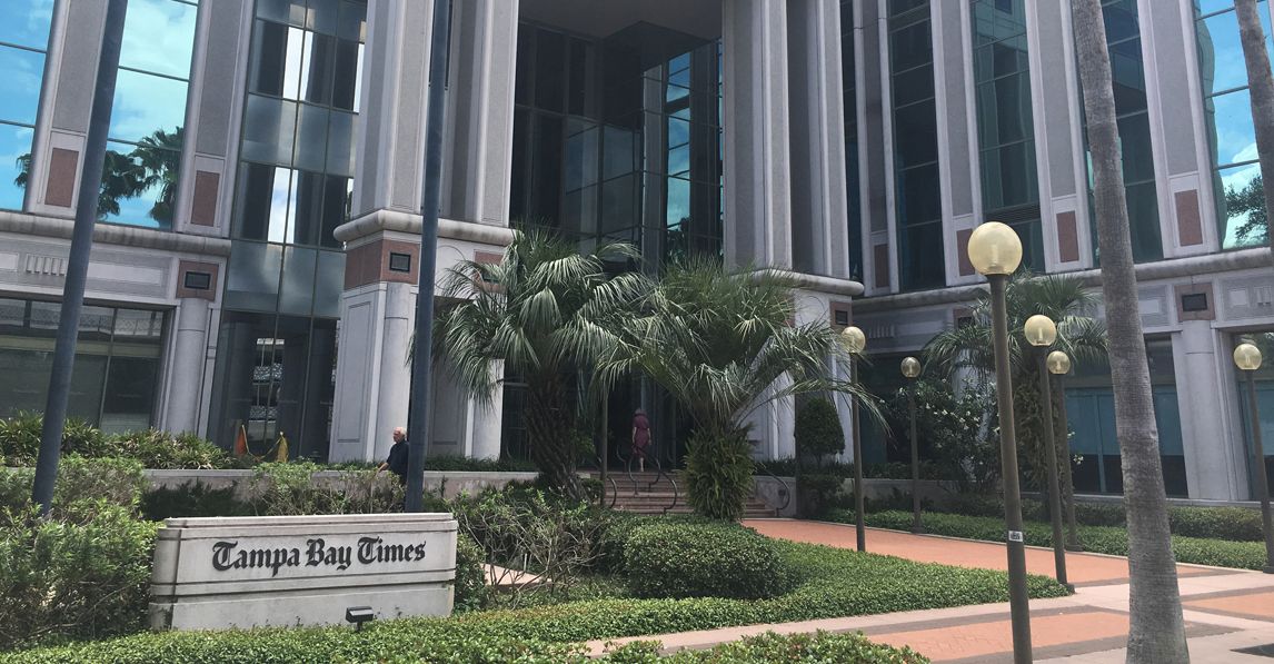 Tampa Bay Times nuo kitos savaitės sumažins penkias spausdinimo dienas, nes pajamoms iš reklamos smuks
