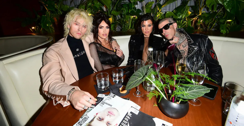 travis barker kourtney mitrailleuse kelly megan fox