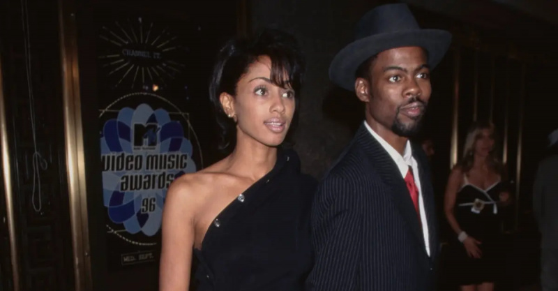 Chris Rock y su compañero Malaak Compton-Rock