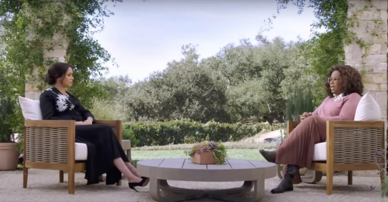 Meghan Markle setzt sich für ein wegweisendes Interview mit Oprah Winfrey zusammen.