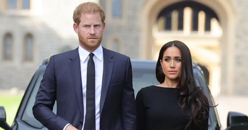 Prinz Harry und Meghan Markle nehmen im September 2022 an der Beerdigung von Queen Elizabeth II teil.
