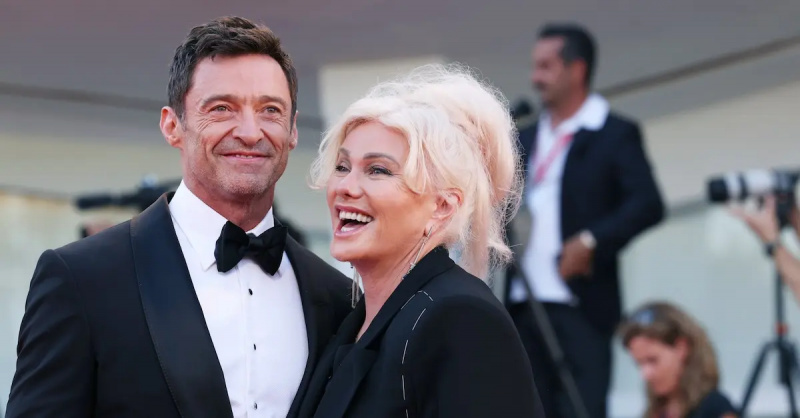 Hugh Jackman dan Deborra-Lee Furness di"The Son" red carpet