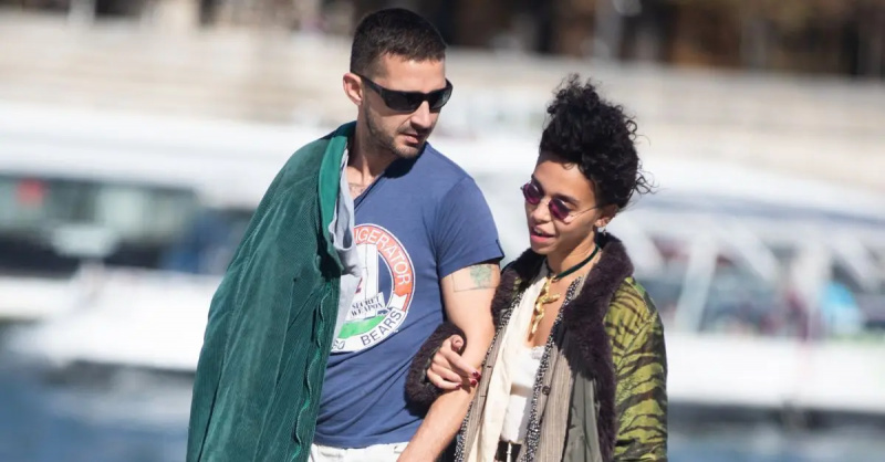 Shia LaBeouf og FKA Twigs er set på Seinen