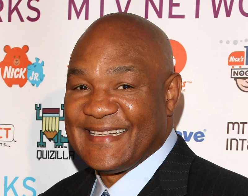 George Foreman bierze udział w MTV Networks Upfront w Nokia Theatre
