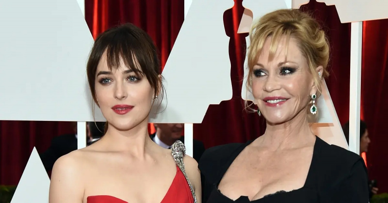 Dakota Johnson i matka Melanie Griffith.