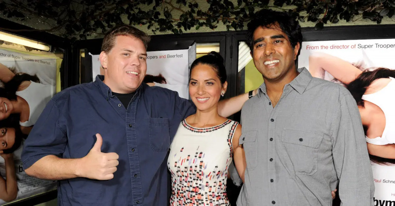 Kevin Heffernan, Olivia Munn et Jay Chandrasekhar