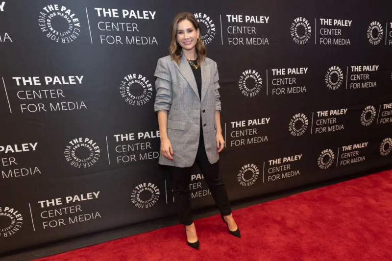 Rebecca Jarvis vid ett evenemang på The Paley Center for Media den 19 september 2023