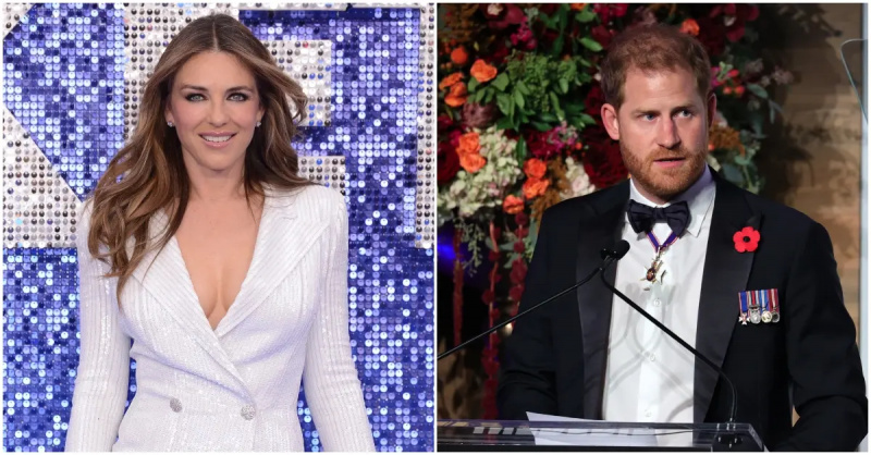 Elizabeth Hurley, princas Harry