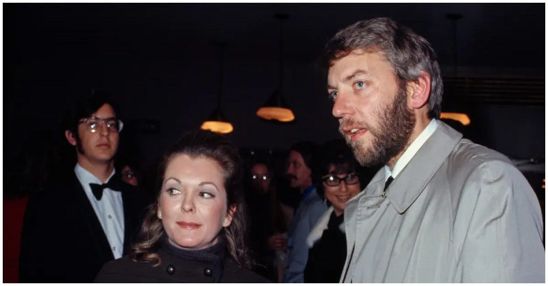(od lewej): Shirley Sutherland i Donald Sutherland