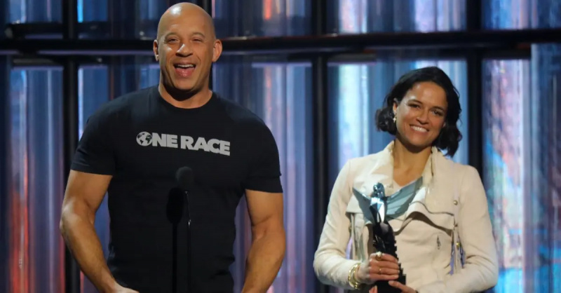 Vin Diesel e Michelle Rodríguez