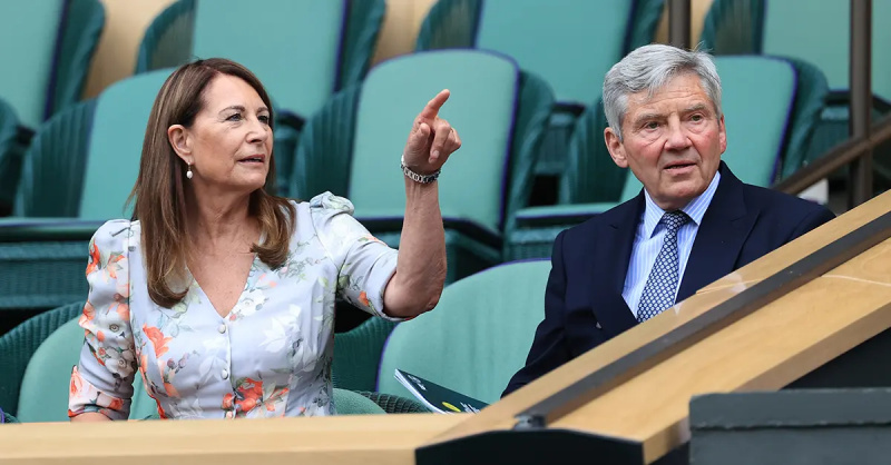 (l-r) Kerola un Maikls Midltoni apmeklēs Vimbldonu 2022. gadā