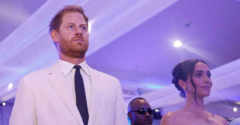 Prinz Harry und Meghan Markle in Nigeria.