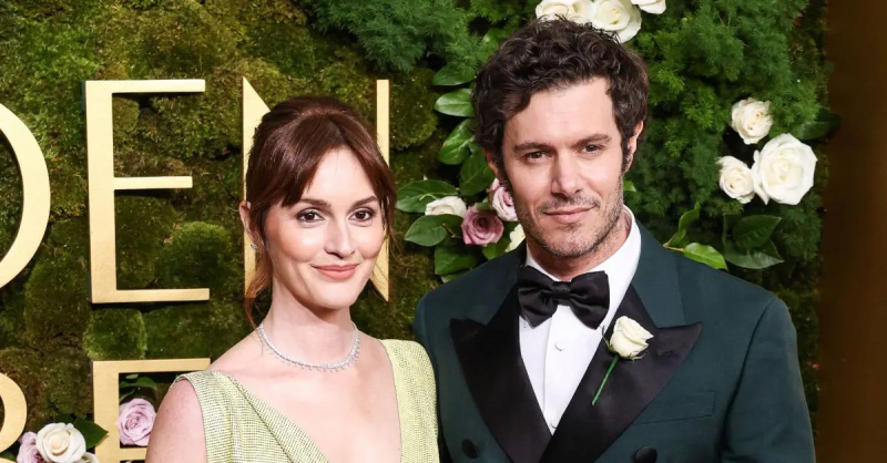 Adam Brody e Leighton Meester ai Golden Globe.