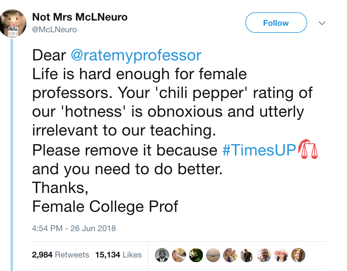 O tweet que declarou um movimento contra a classificação da pimenta