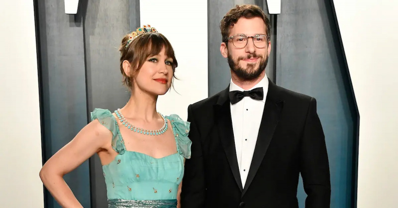 Andy Samberg với vợ Joanna Newsom