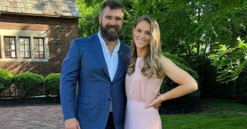 Jason Kelce och hans fru Kylie Kelce