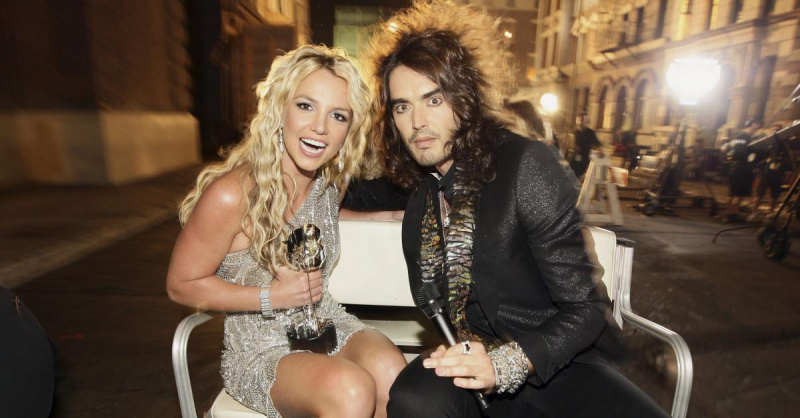 Britney Spears és Russell Brand a 2008-as VMA-n