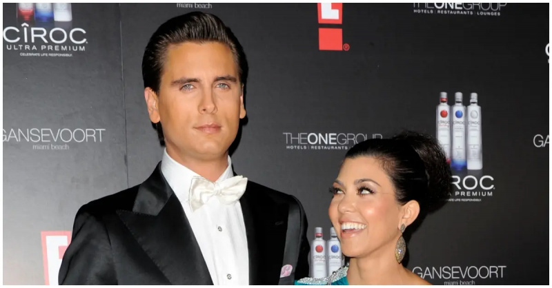 (l-r): Scott Disick og Kourtney Kardashian