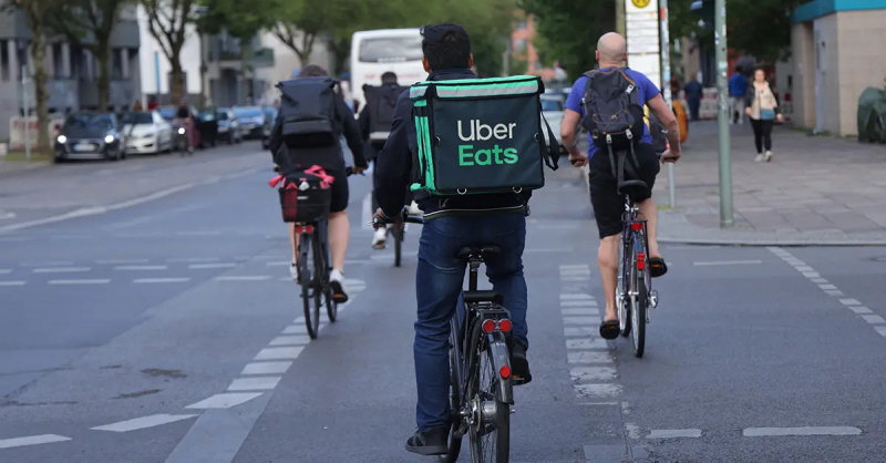 Nye Uber Eats-chauffører bliver muligvis offer for en testordre-fidus - her er hvad en TikToker fandt ud af