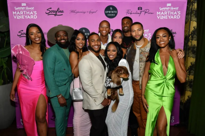Актерский состав'Summer House: Martha's Vineyard' at their premiere party.