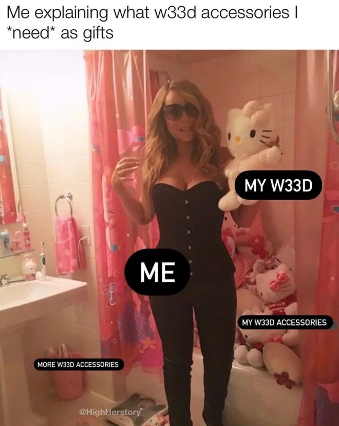 Mariah Carey가 등장하는 420 meme.