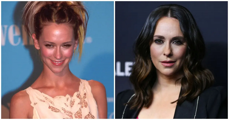 (l-r): Jennifer Love Hewitt noong 2000 at Jennifer Love Hewitt ngayon