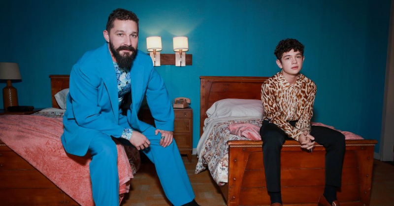 Shia LaBeouf și Noah Jupe, care joacă o versiune mai tânără a lui'Honey Boy.'