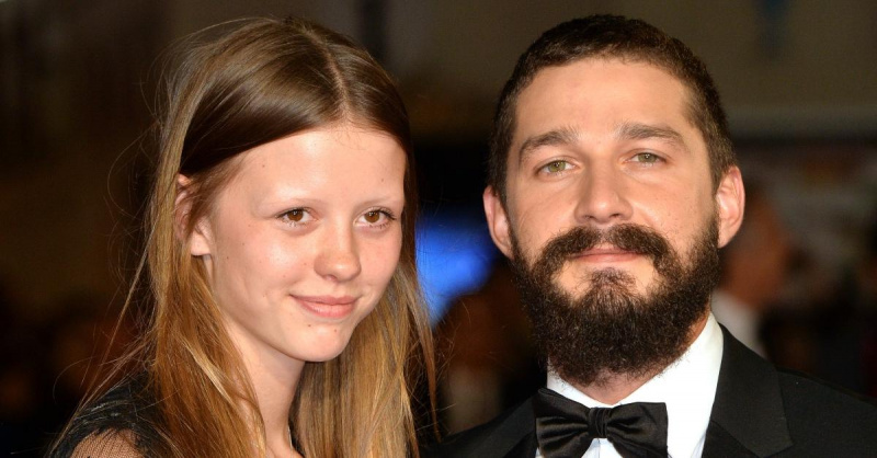 Shia LaBeouf și soția Mia Goth.