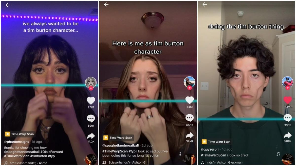 Acum te poți transforma într-un personaj Tom Burton cu un filtru TikTok