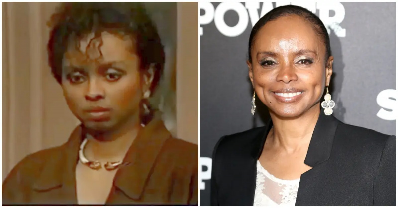 (l-r): Debbi Morgan kaip Angie Hubbard, susiraukusi'All My Children,'/Debbi Morgan on the red carpet