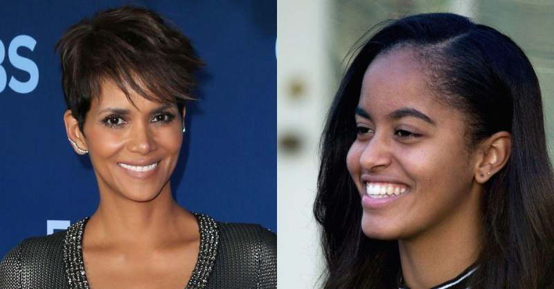 Halle Berry และ Malia Obama ยิ้มให้กับสองเหตุการณ์ที่แตกต่างกัน