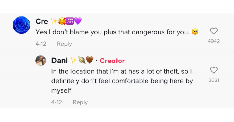 comentários do tiktok