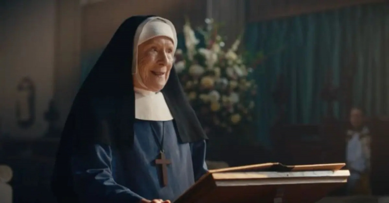Siostra Monica Joan w Trixie's wedding during the Season 12 finale of 'Call the Midwife'