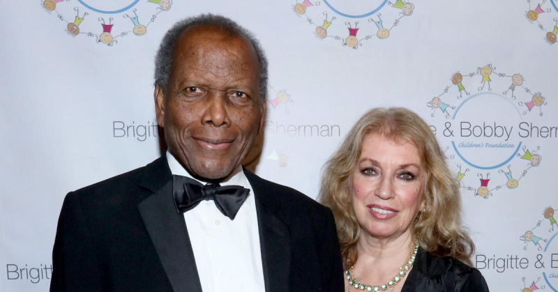 Joanna Shimkus i Sidney Poitier