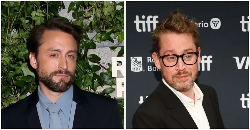 (L-R): Kieran Culkin ve Macaulay Culkin