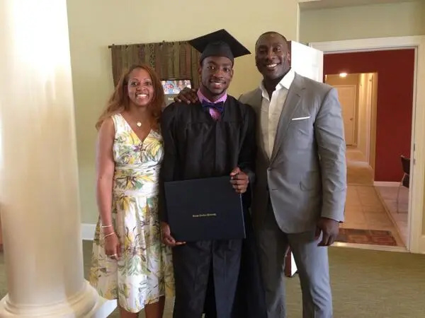 Erika Evans, Kiari Sharpe und Shannon Sharpe, 10. Mai 2014 von twitter.com/ShannonSharpe