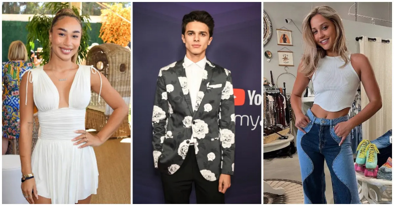 Eva Gutowski, Brent Rivera e Morgan Justus