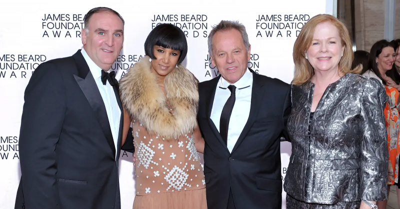 José Andrés, Gelila Assefa, Wolfgang Puck i Susan Ungaro na dodjeli nagrada James Beard 2012.