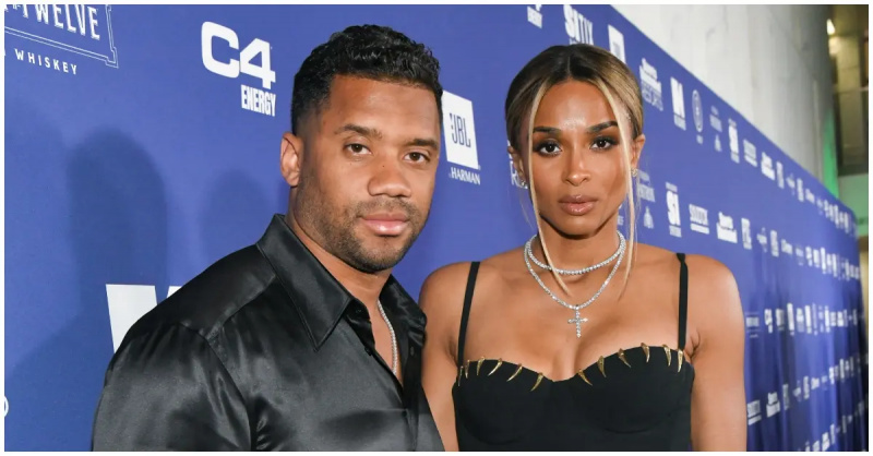 Russell Wilson ja Ciara osallistuvat Sports Illustrated Super Bowl -juhliin Century City Parkissa 12. helmikuuta 2022