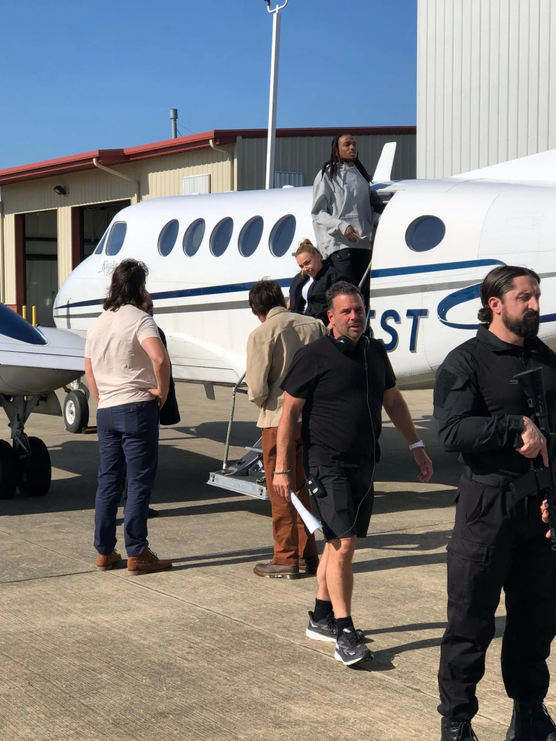 „Migos“ reperis Quavo filmavimo aikštelėje'Cash Out'