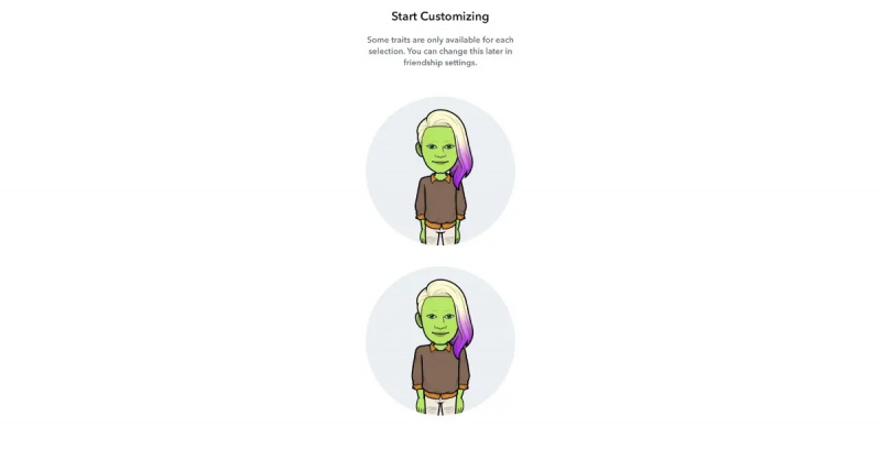 snapchat tilpasse mine ai ansigtstræk mand eller kvinde