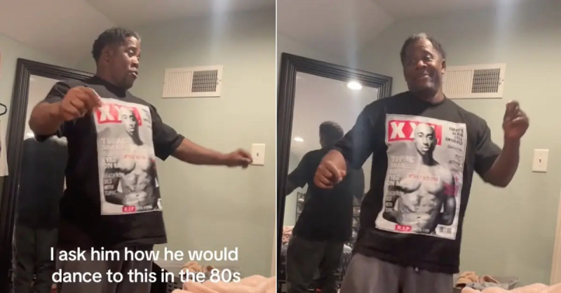 Nogle af de mest grooviest bevægelser bliver vist i dansen som om det er 80'er-trend på TikTok