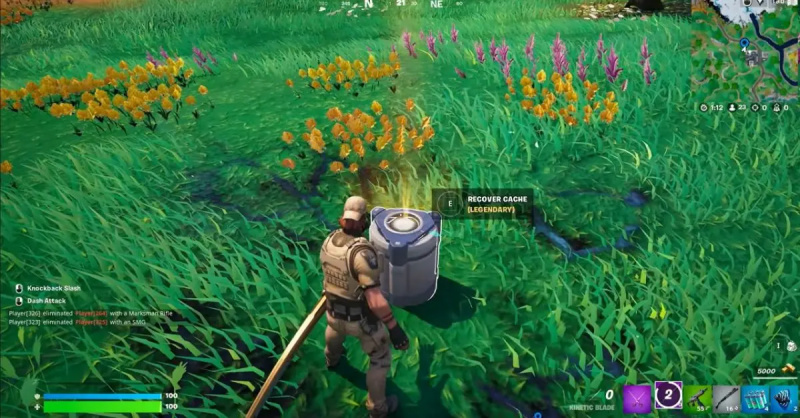 Come recuperare rapidamente una cache di combattimento in 'Fortnite' e guadagnare armi potenti