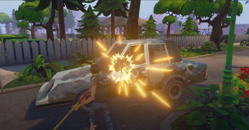 Zbieranie materiałów w'Fortnite'