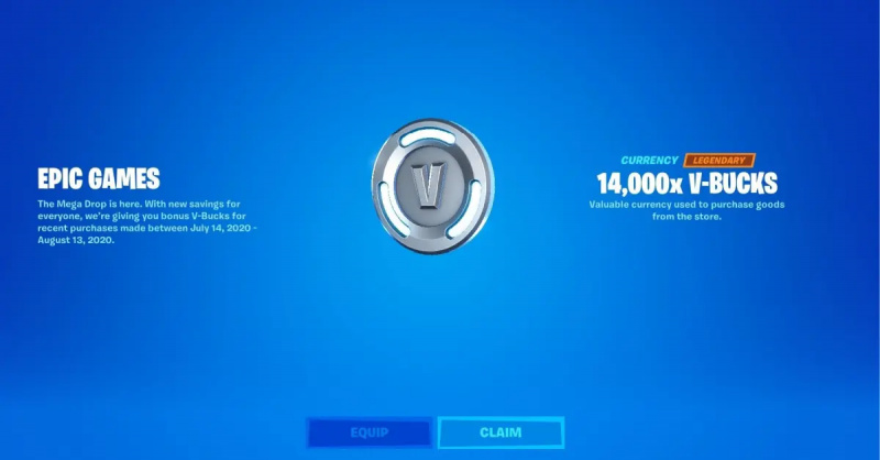 Gracze „Fortnite” otrzymują 950 V-dolców za darmo po prostu się logując — oto dlaczego