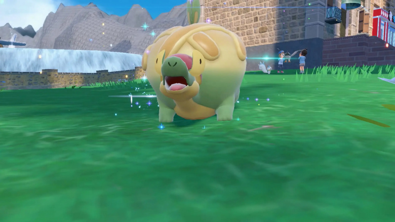 Applin, Pokémon Scarlet ve Violet'te Appletun'a dönüşüyor.