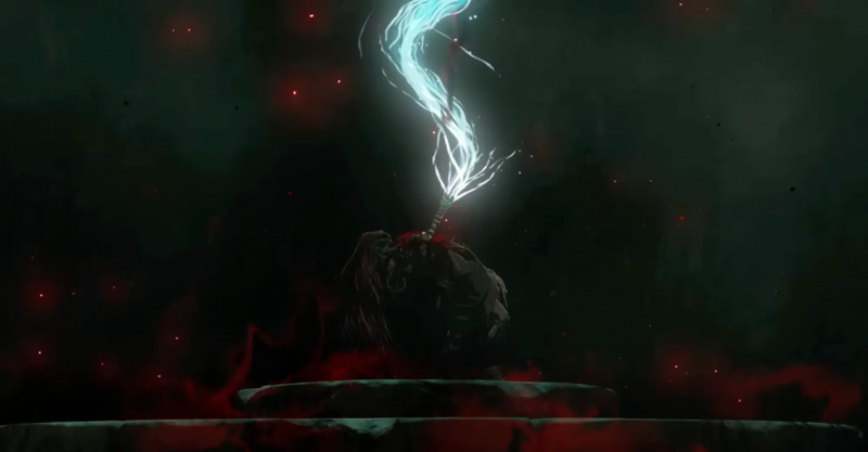 Ganondorfa je zadržao Rauru's hand in 'Tears of the Kingdom'