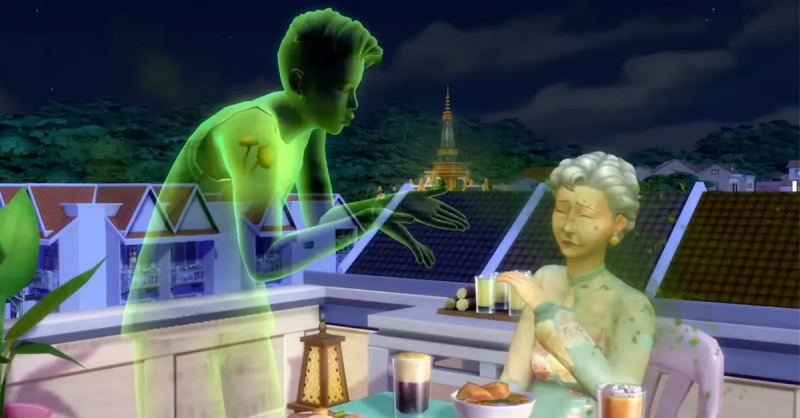 sims 4 for rent mold ghost blowing spores